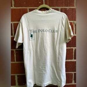 Fruit of the Loom ‘The Polo Club’ Cream Size Large Graphic Tee